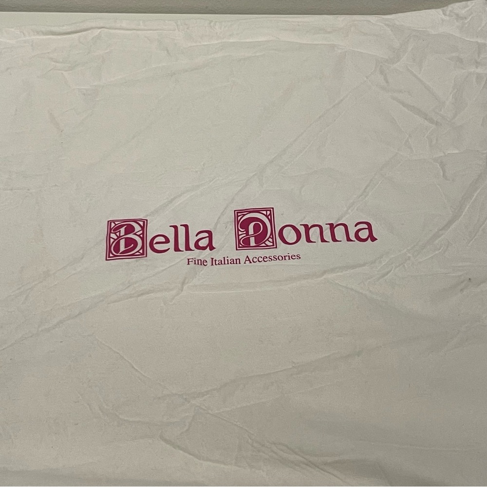 Bella Donna Italian crafted leather handbag with fringe. In Barbie pink. - Picture 11 of 12
